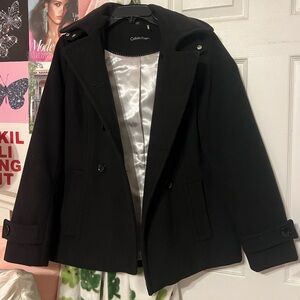 Calvin Klein Black Jacket/Peacoat